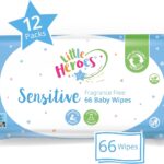 Little Heroes Sensitive Baby Wipes, Fragrance Free (12 packs x 66 wipes totaling 792 wipes)  Amazon.co.uk Baby Products