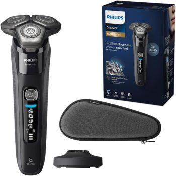 Philips Shaver Series 8000 Wet and Dry Electric Shaver for Men with SkinIQ (Model S8696/35)  Amazon.co.uk Health & Personal Care