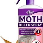 Aviro Moth Killer Spray - Fast Acting Moth Repellent For Wardrobes, Fabric & Surfaces. Professional Strength Carpet Moth Spray For Immediate Treatment & Ongoing Protection Against Clothes Moths  Amazon.co.uk Garden